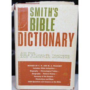 Smith's Bible Dictionary 1976 Zondervan Hard Cover w/ Dust Jacket Study History